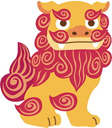 A cute shisa