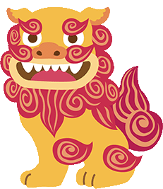 A cute shisa