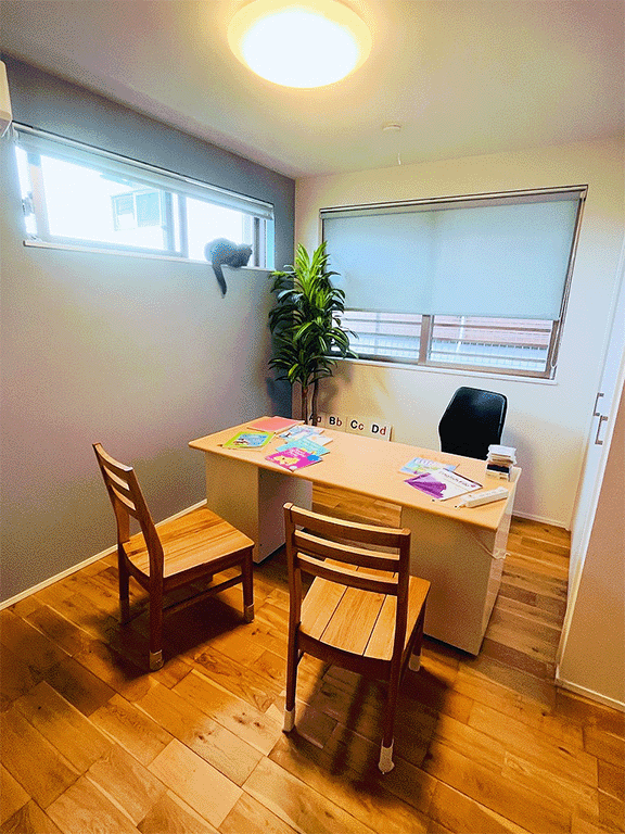 The Oki English classroom